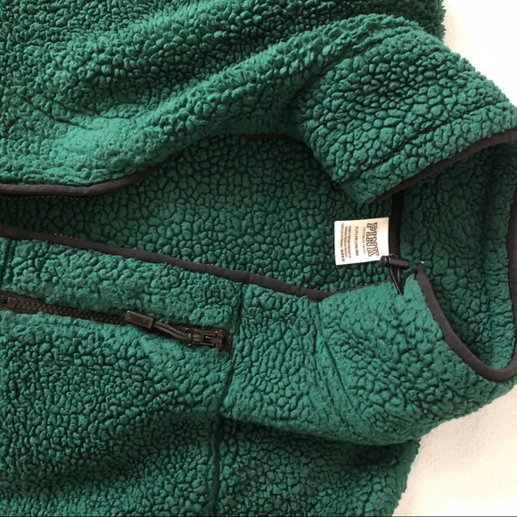 PINK Sherpa half zip - Picture 2 of 3